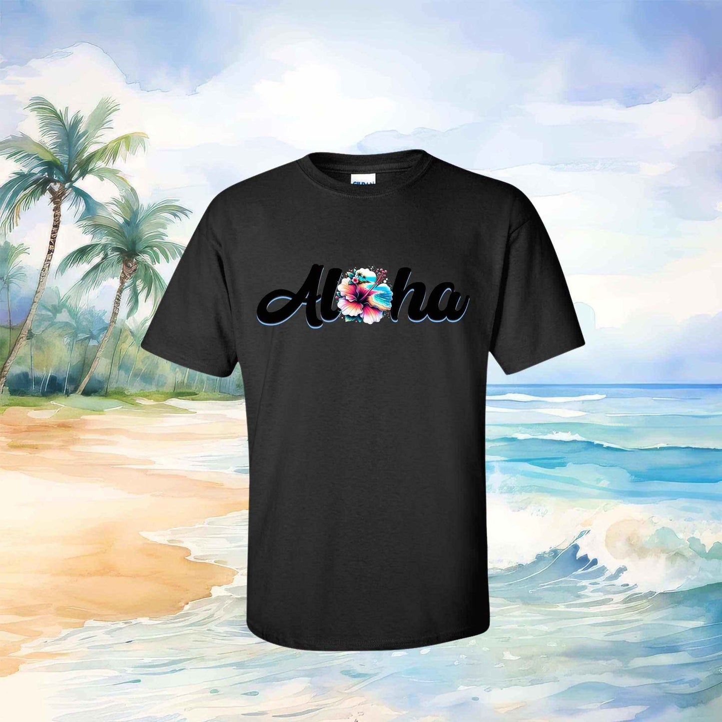 Aloha Hibiscus T-shirt - Imagine With Aloha