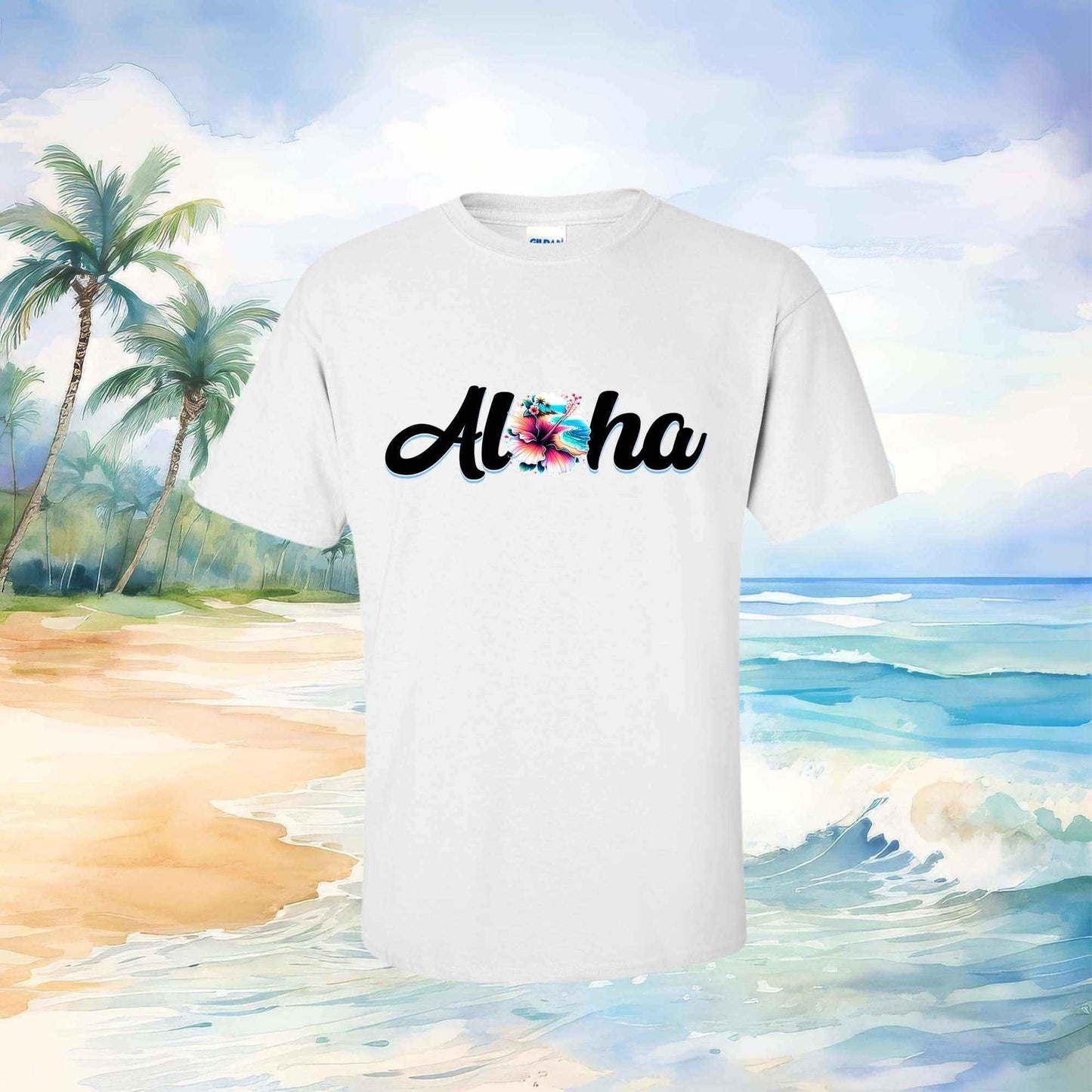 Aloha Hibiscus T-shirt - Imagine With Aloha