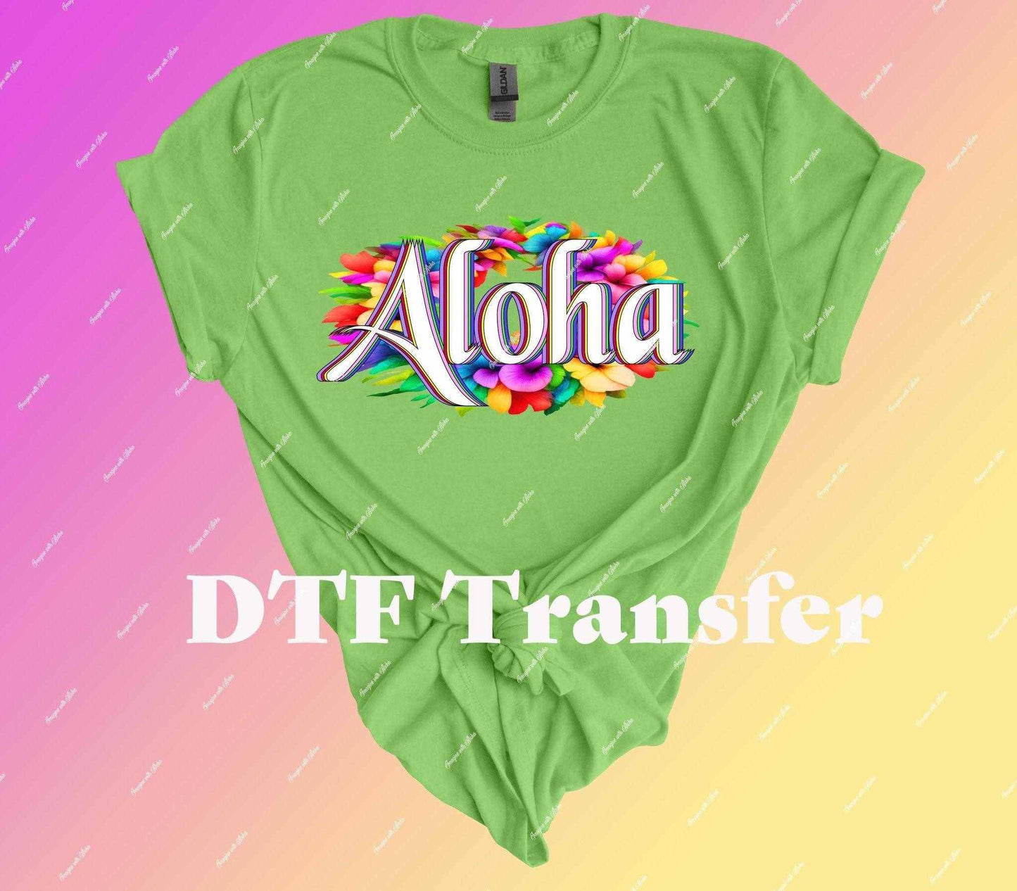 Aloha Ready to Press Heat Transfer - Imagine With Aloha