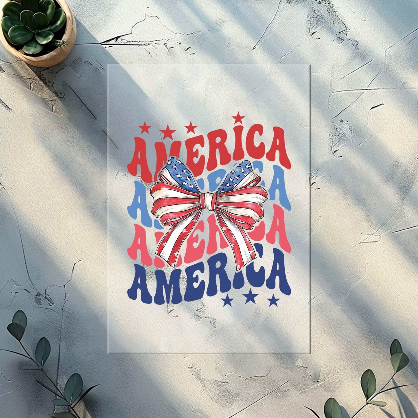 America Coquette Dtf Transfer | Iron On Transfer | Heat Transfer | Image Transfer - Imagine With Aloha