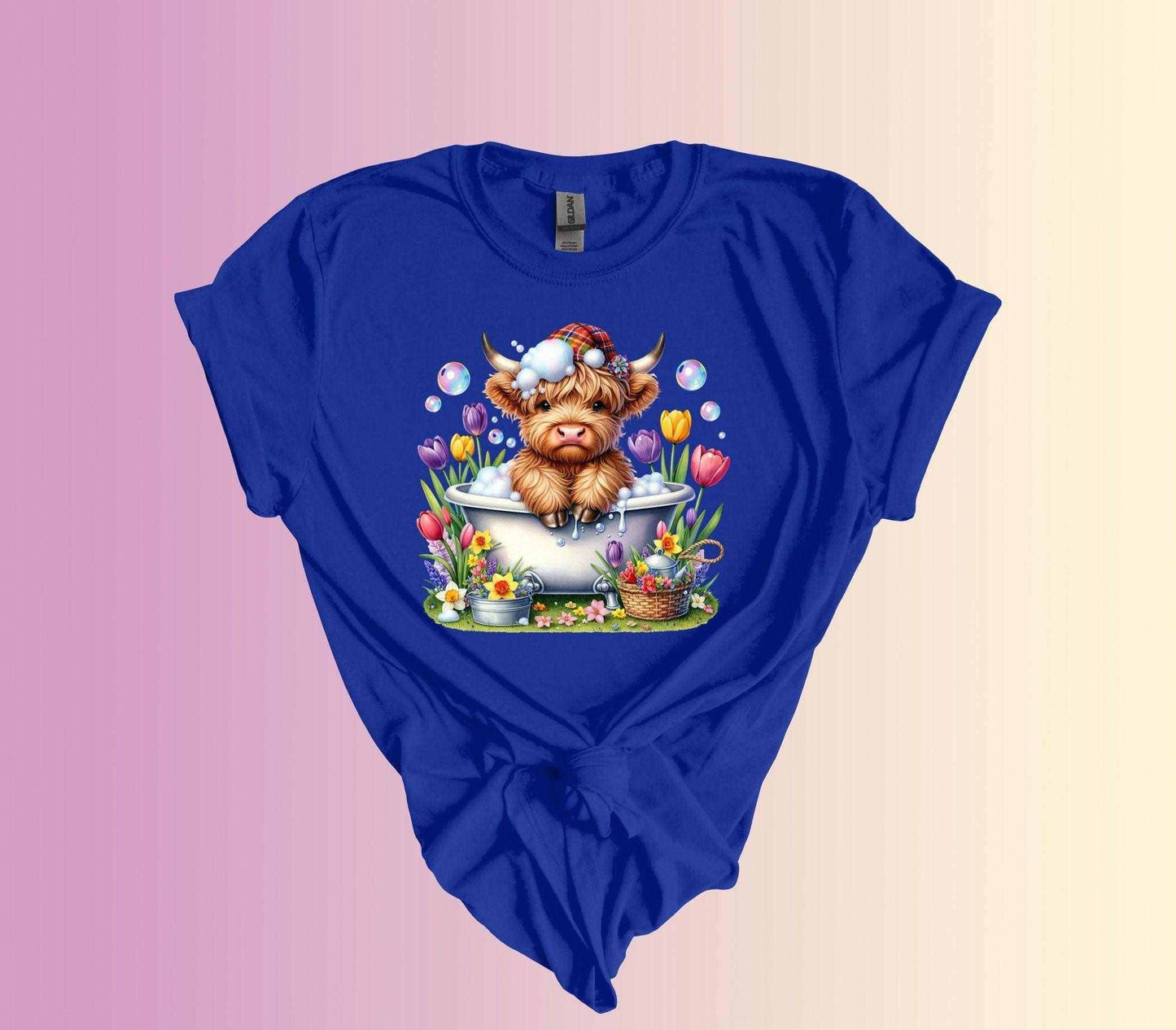 Baby Highland Cow DTF Transfer - Imagine With Aloha