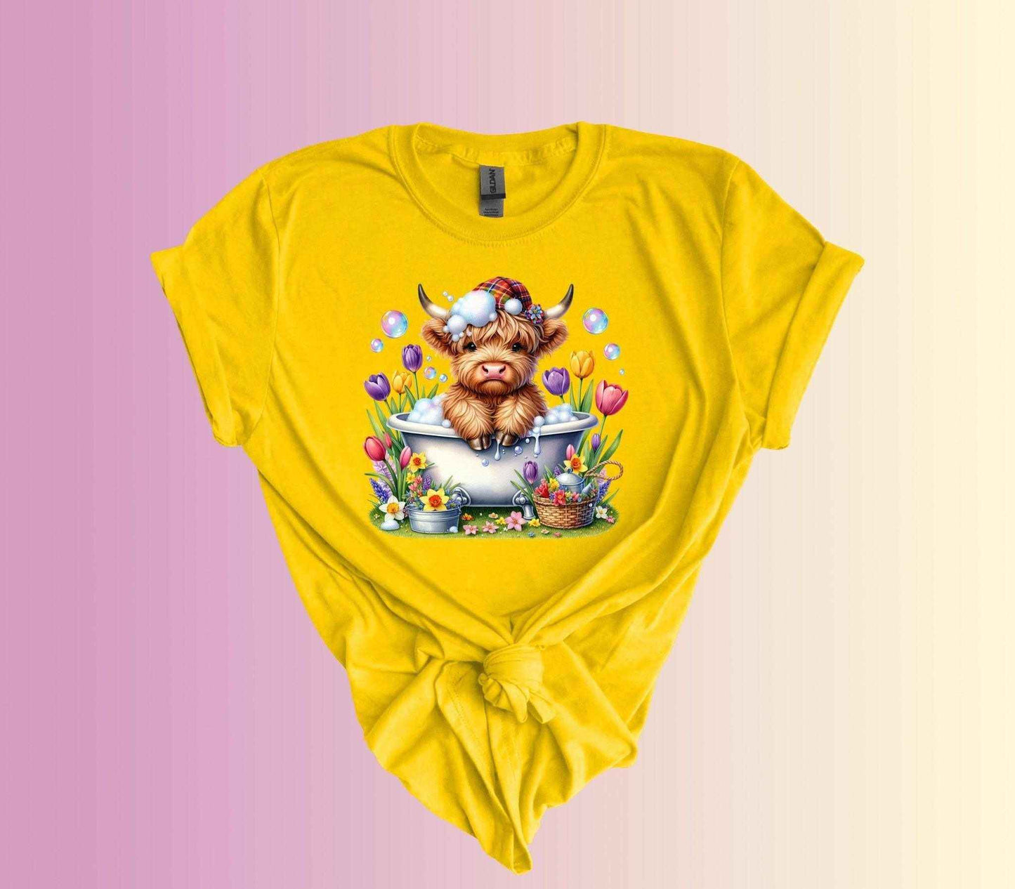 Baby Highland Cow DTF Transfer - Imagine With Aloha