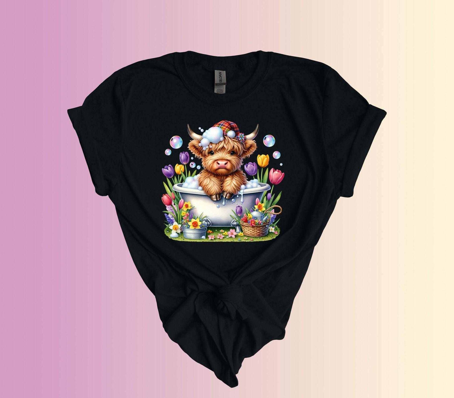 Baby Highland Cow DTF Transfer - Imagine With Aloha