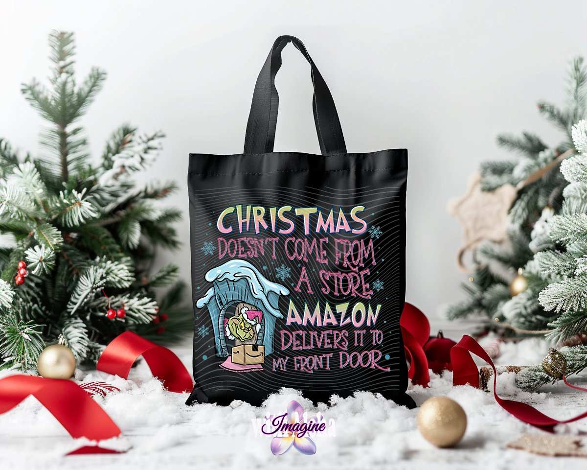 "Christmas Doesn’t Come from a Store" DTF Transfer – Ready-to-Press Holiday Design - Imagine With Aloha