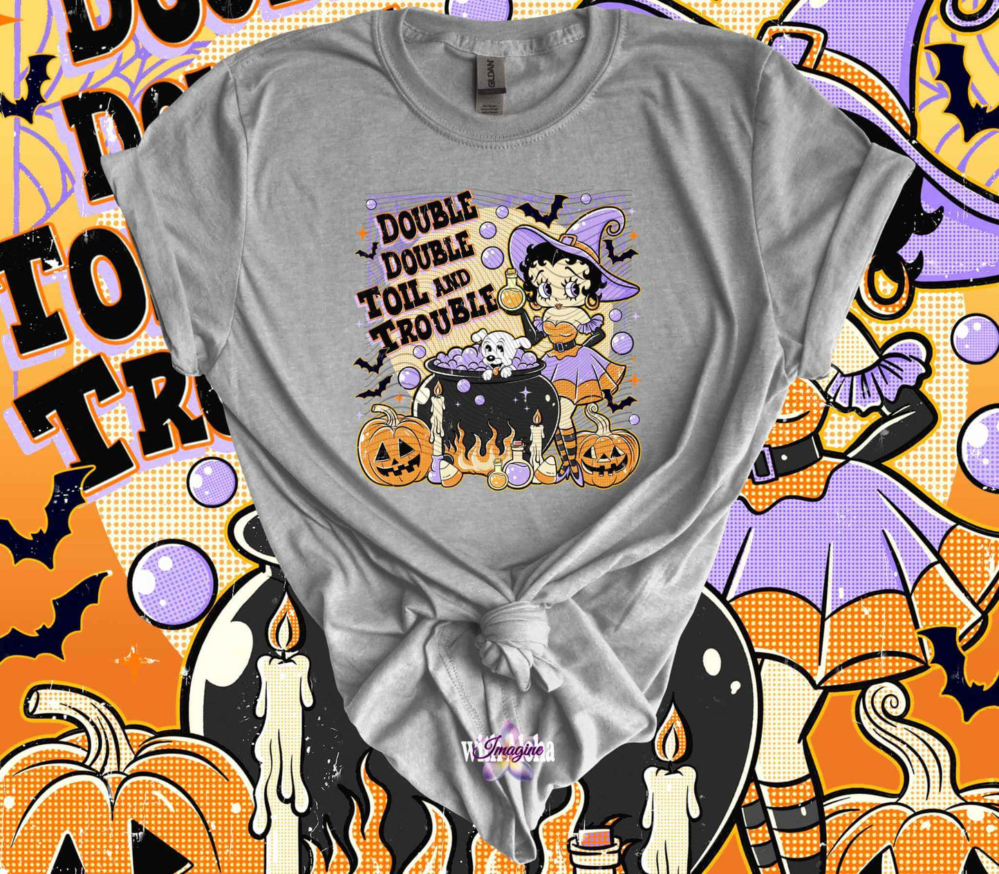 Cute Betty Halloween T-Shirt - Imagine With Aloha
