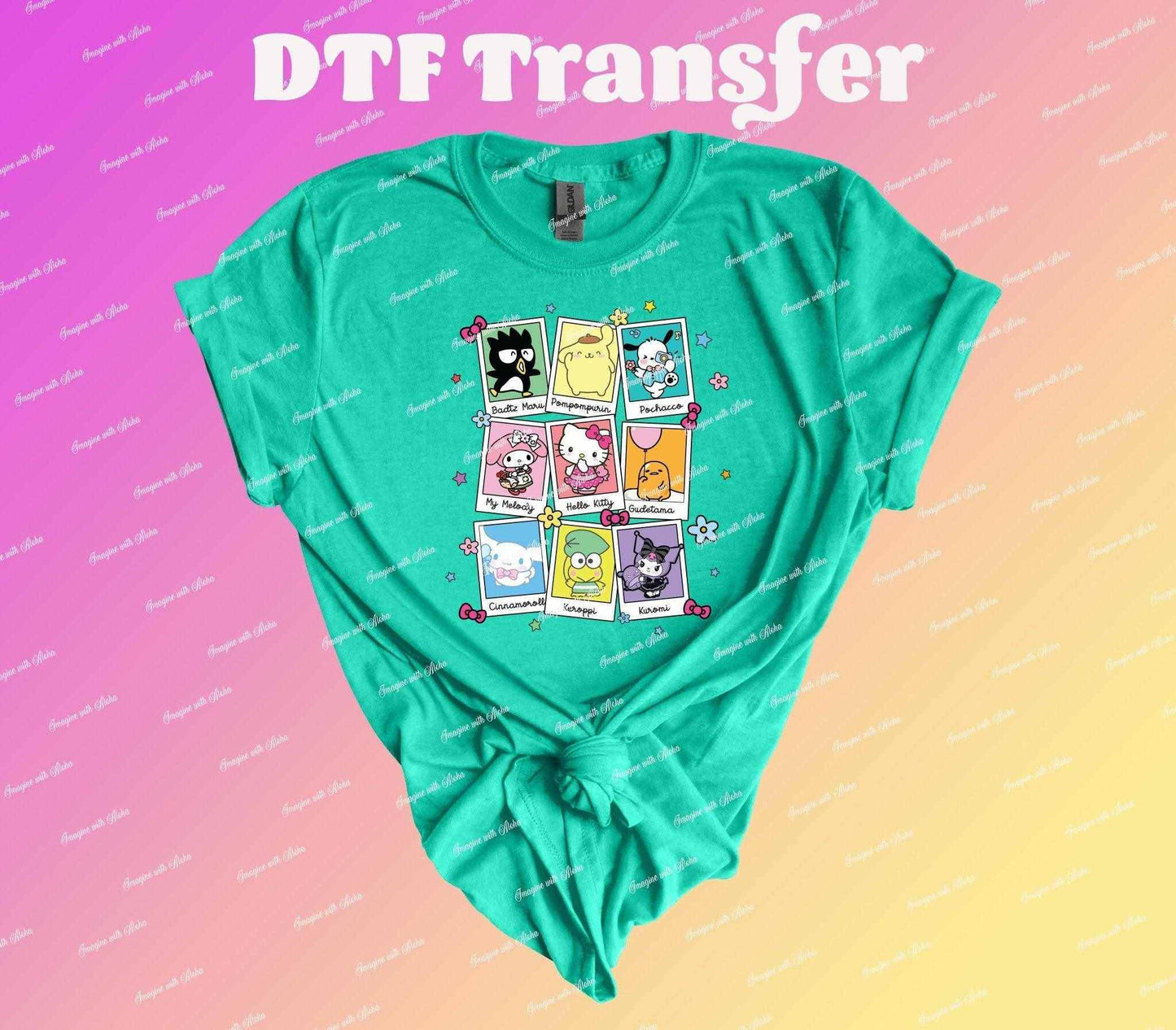 Cute Cat and Friends DTF Transfer - Imagine With Aloha