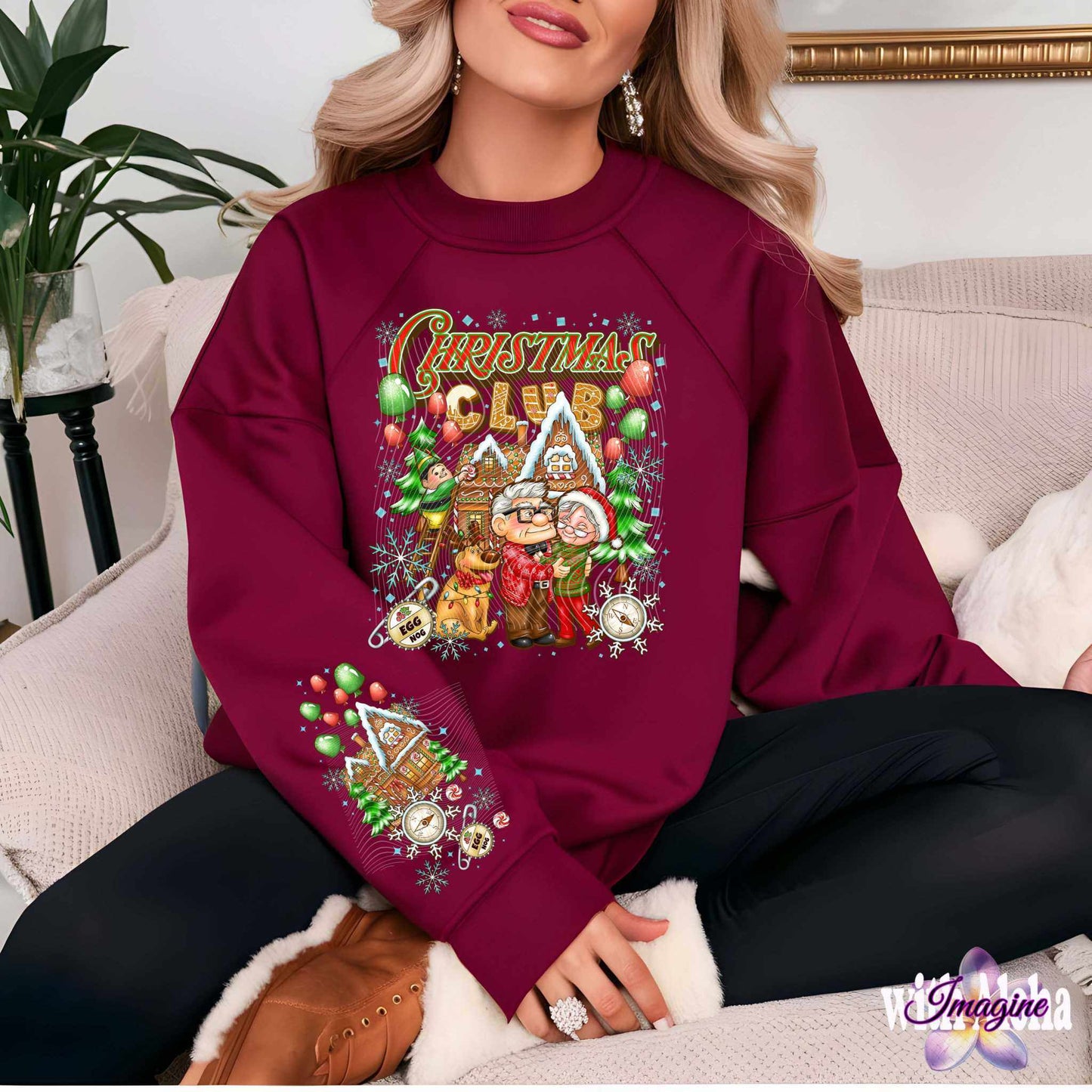 Festive Holiday Club Sweatshirt - Imagine With Aloha