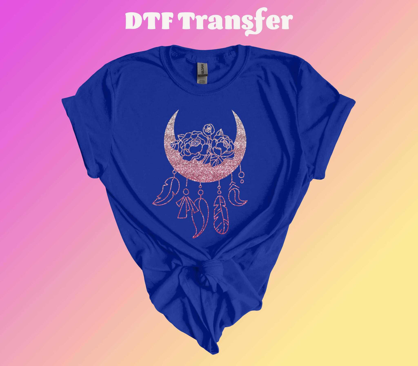 Floral Moon Ready to Press Heat Transfer - Imagine With Aloha