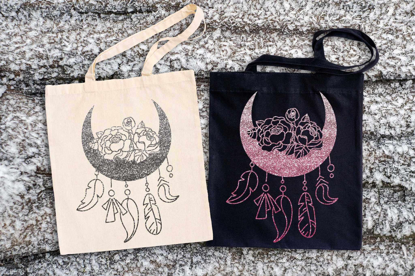 Floral Moon Ready to Press Heat Transfer - Imagine With Aloha