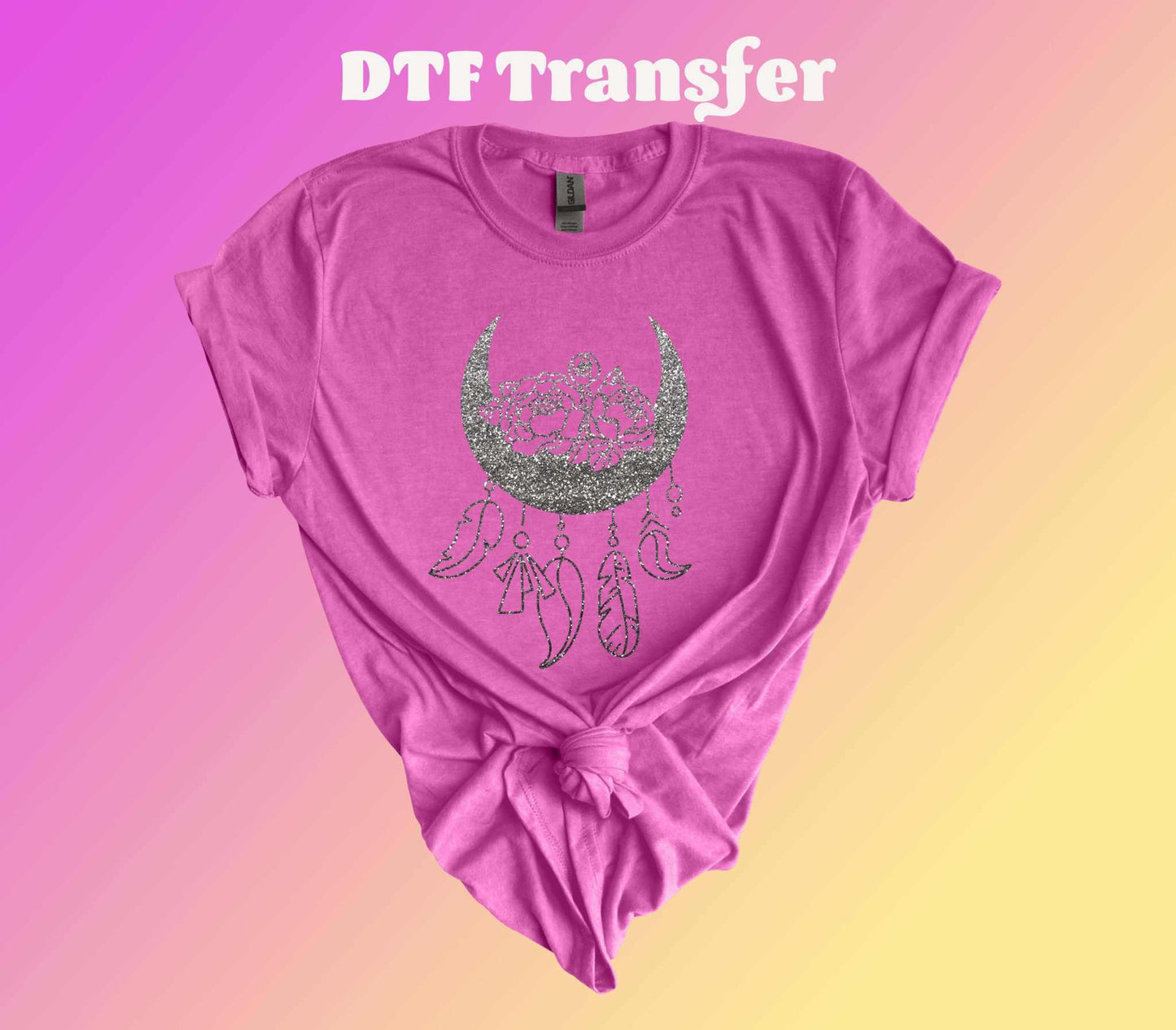 Floral Moon Ready to Press Heat Transfer - Imagine With Aloha