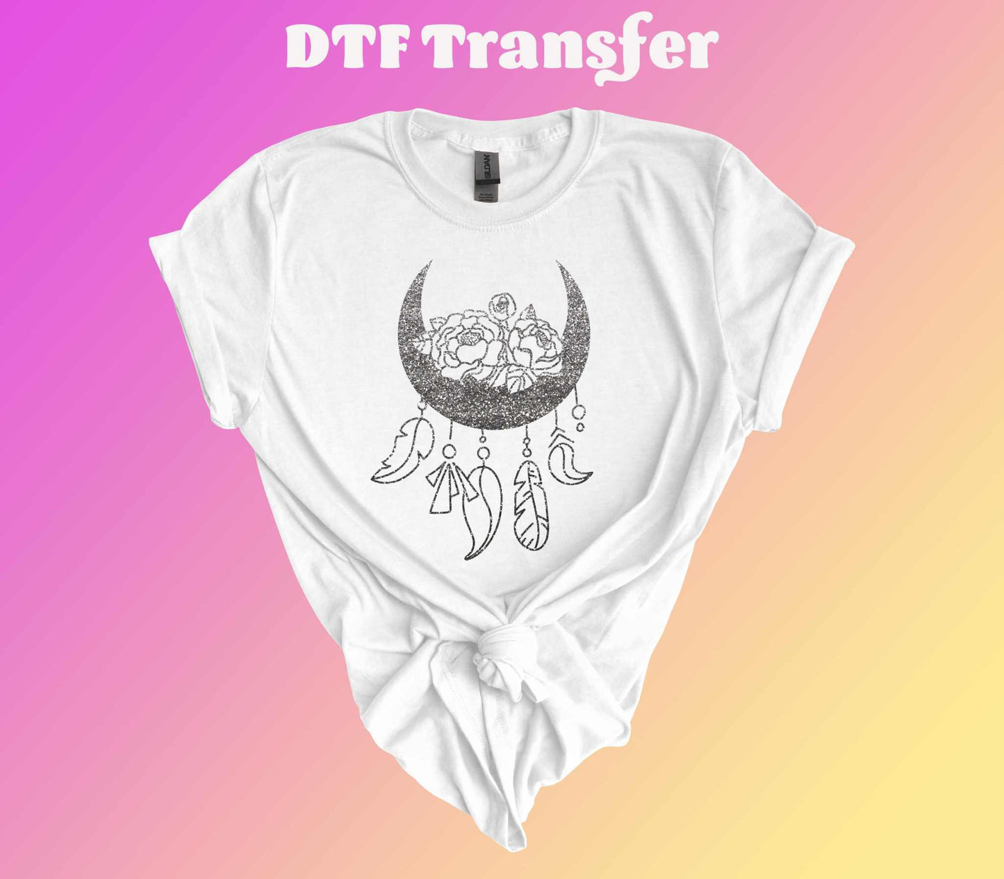 Floral Moon Ready to Press Heat Transfer - Imagine With Aloha