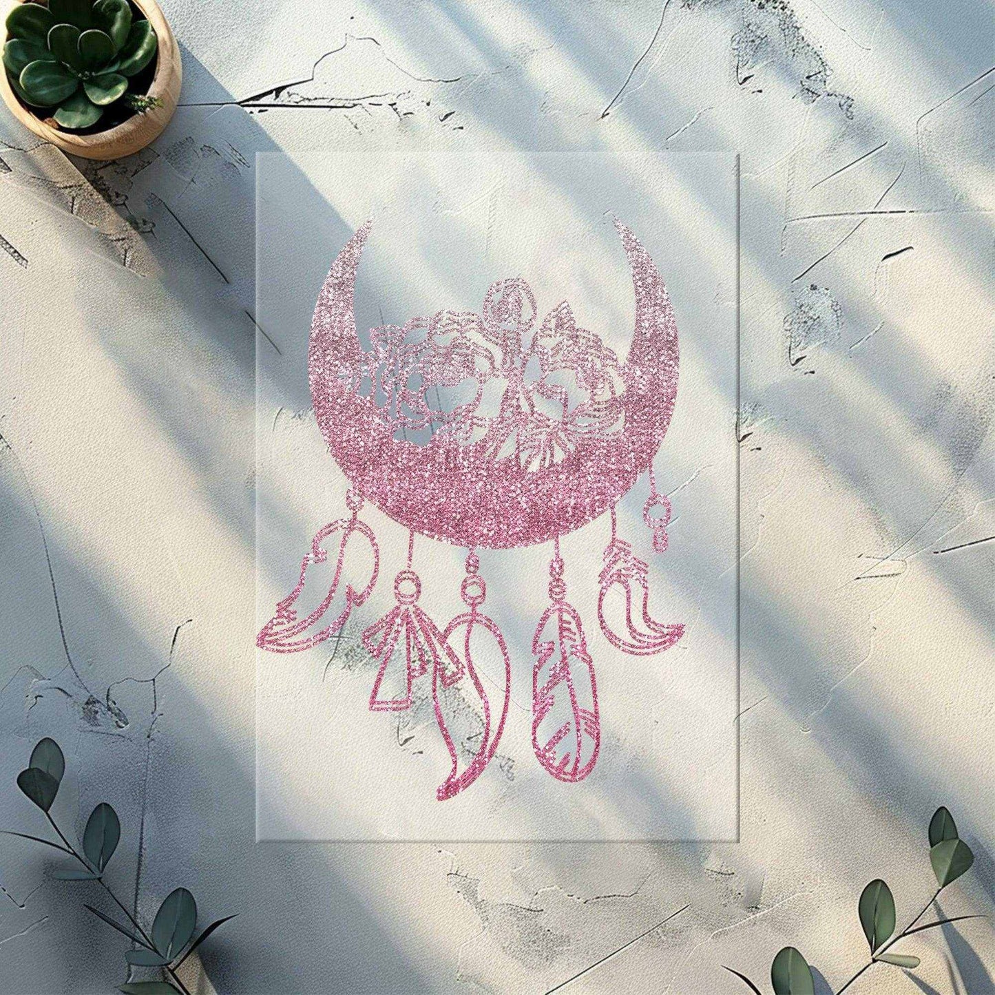 Floral Moon Ready to Press Heat Transfer - Imagine With Aloha