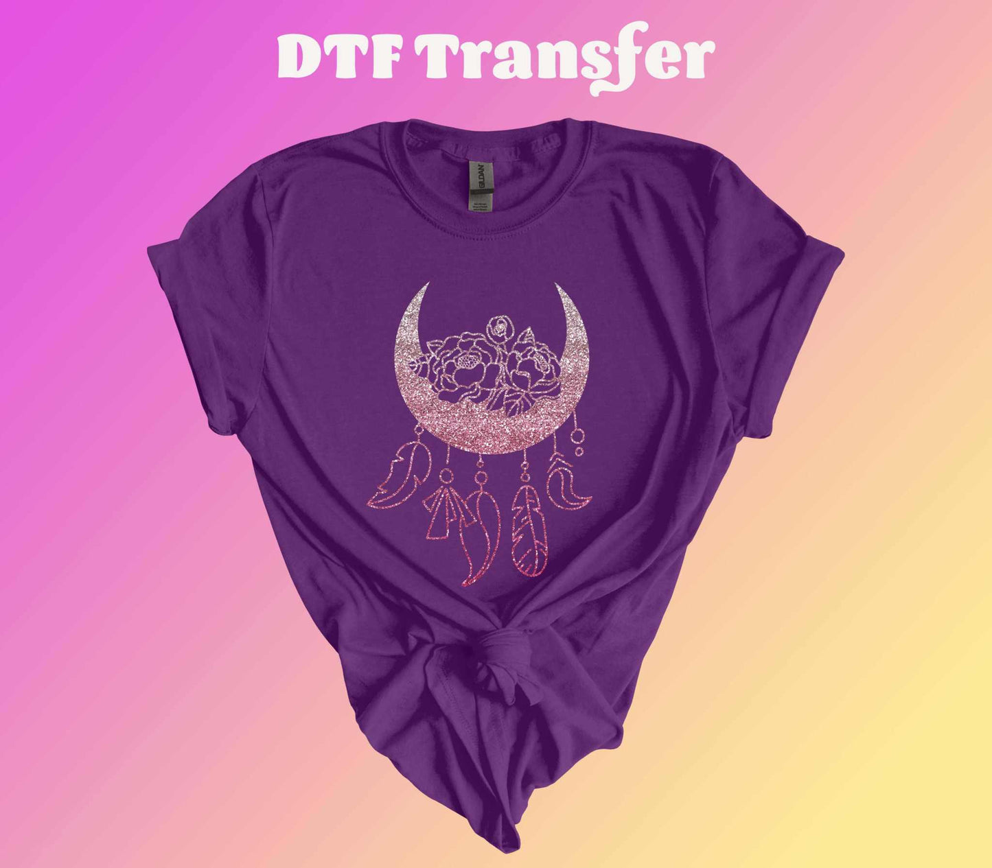 Floral Moon Ready to Press Heat Transfer - Imagine With Aloha