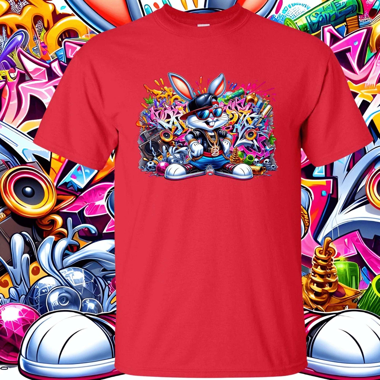Graffiti Bugs Bunny T-Shirt - Imagine With Aloha
