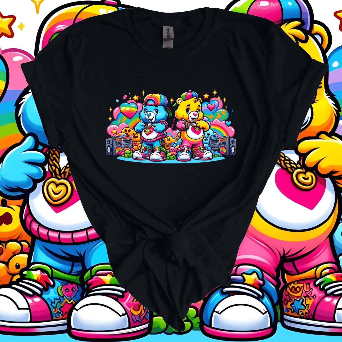 Graffiti Carebear T-Shirt - Imagine With Aloha