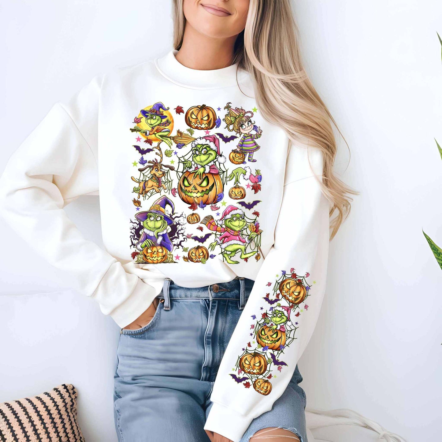 Grinch Halloween Heat Transfer, DTF Transfer - Imagine With Aloha