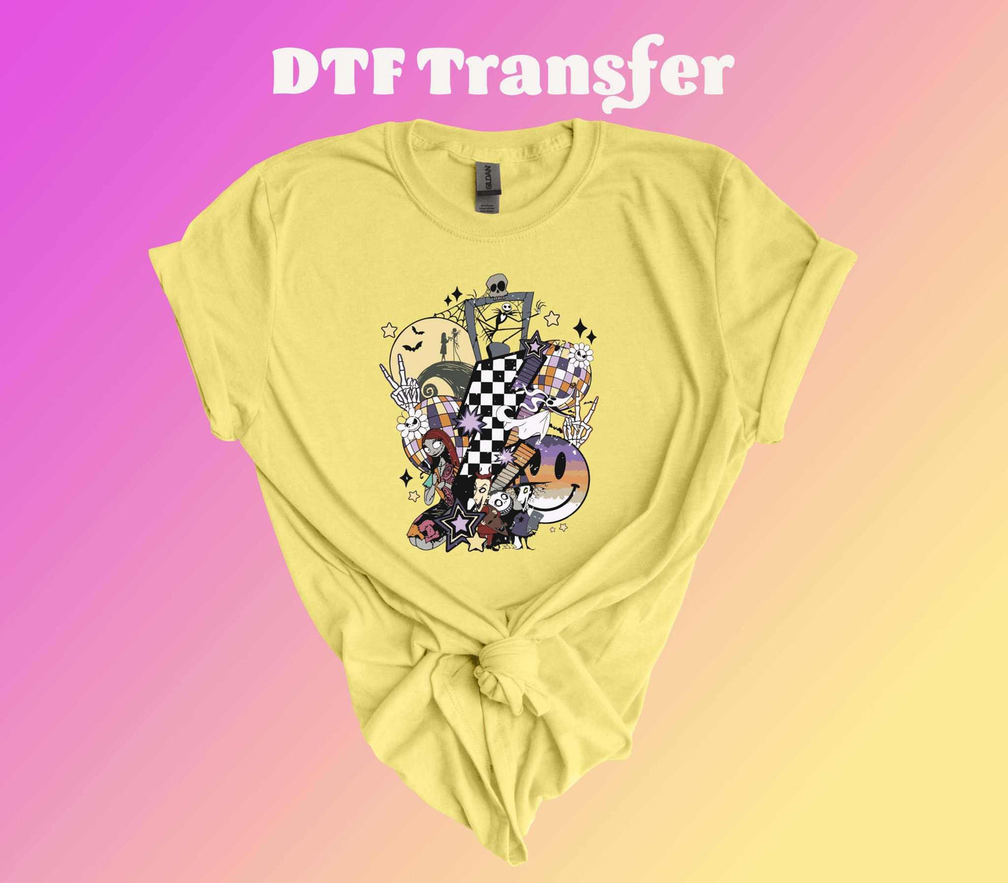 Jack Halloween Vibes Ready to Press Heat Transfer - Imagine With Aloha