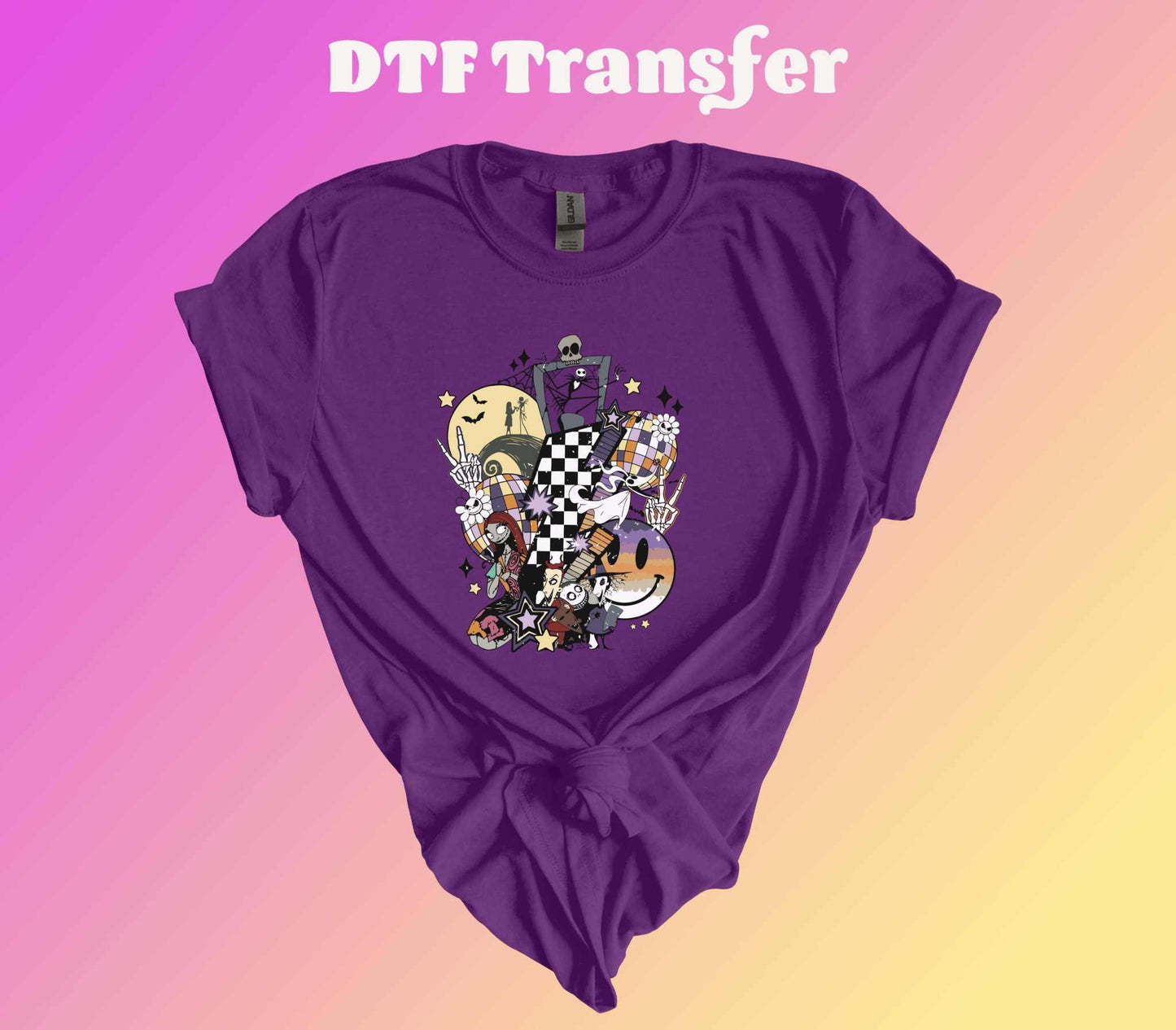 Jack Halloween Vibes Ready to Press Heat Transfer - Imagine With Aloha
