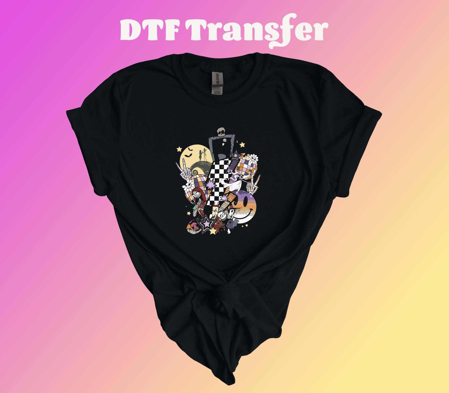 Jack Halloween Vibes Ready to Press Heat Transfer - Imagine With Aloha