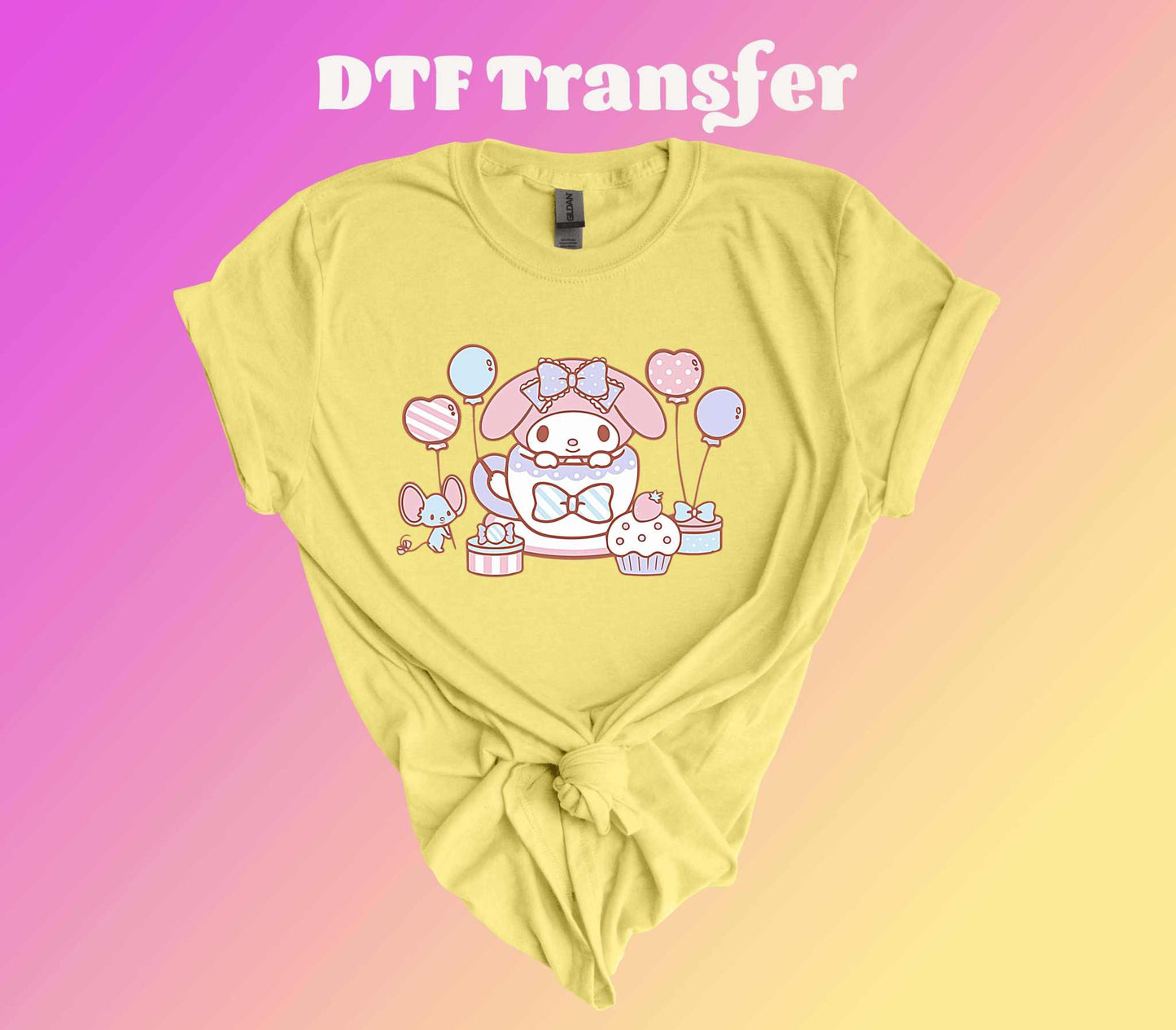 My Melody Ready to Press Heat Transfer - Imagine With Aloha