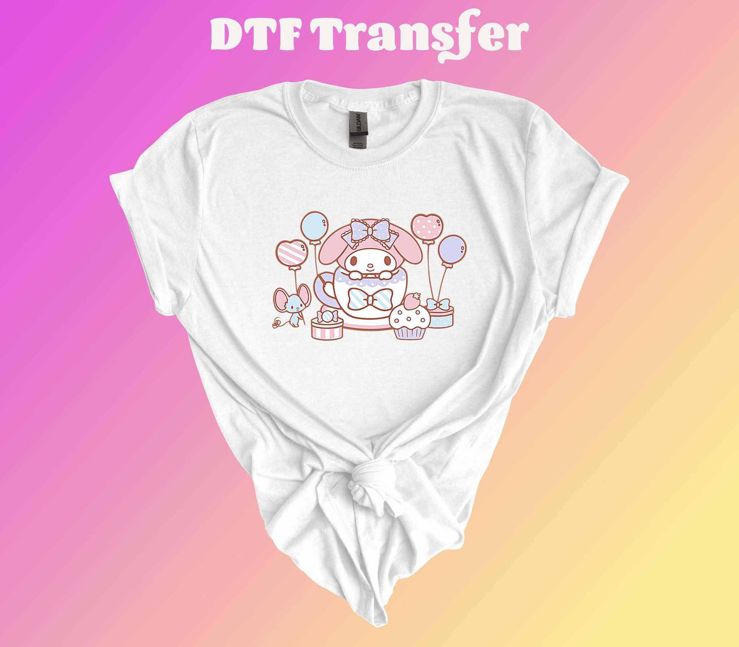 My Melody Ready to Press Heat Transfer - Imagine With Aloha