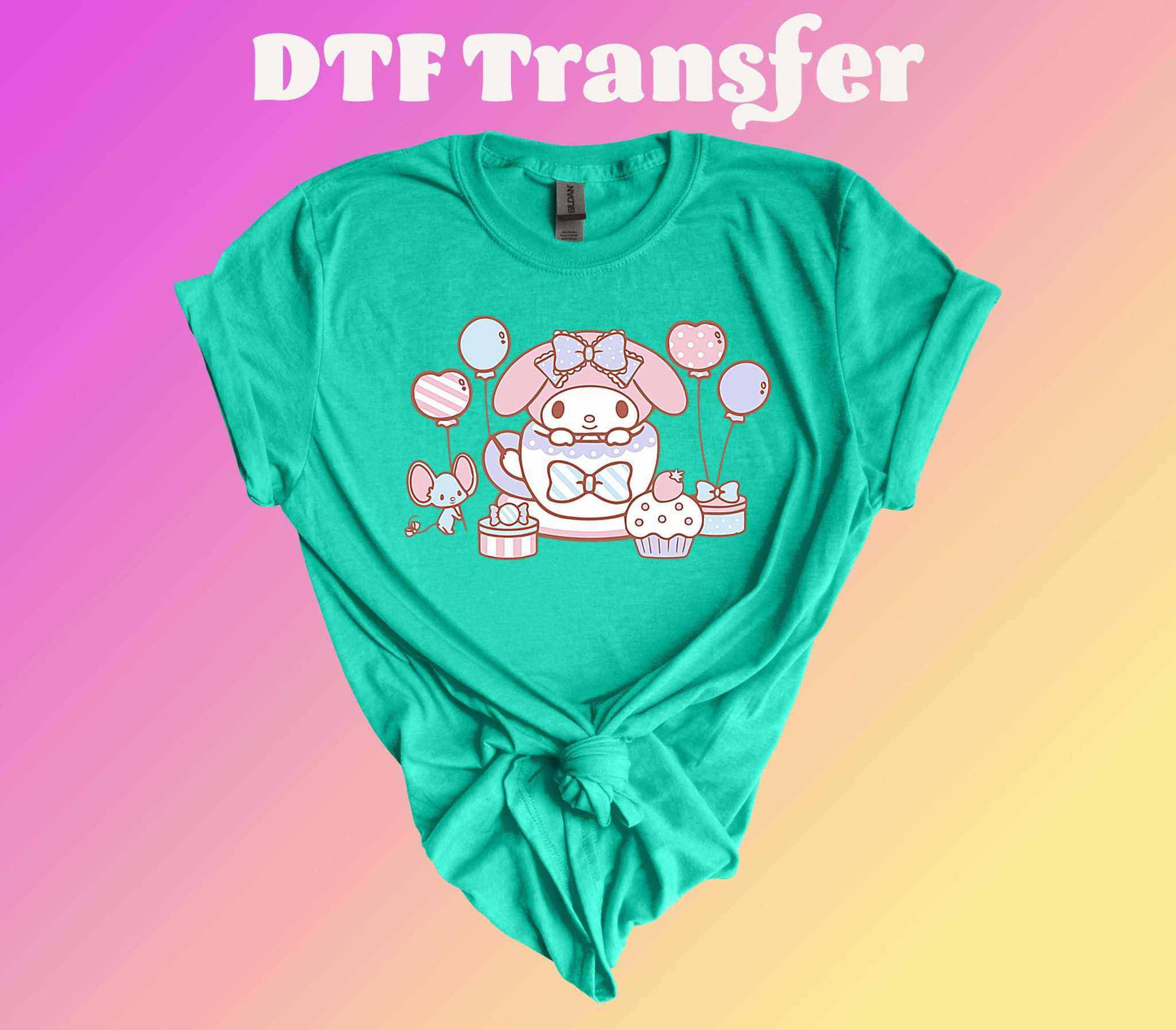 My Melody Ready to Press Heat Transfer - Imagine With Aloha