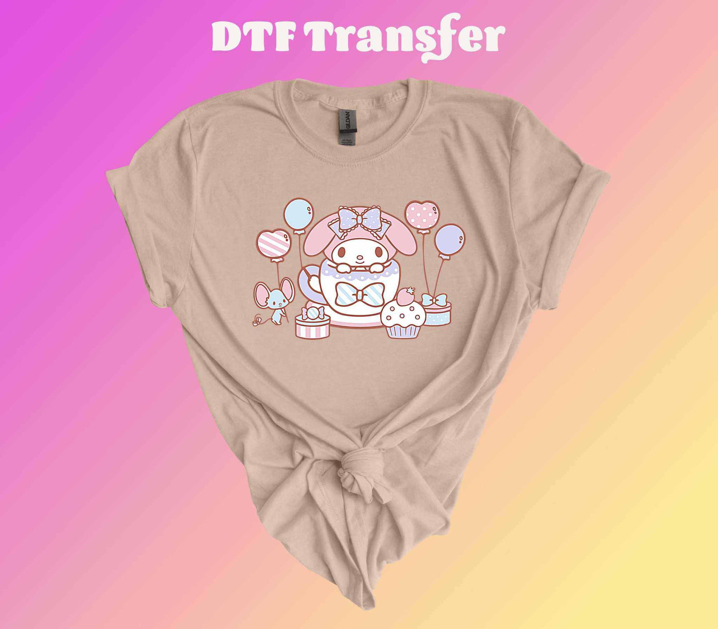 My Melody Ready to Press Heat Transfer - Imagine With Aloha