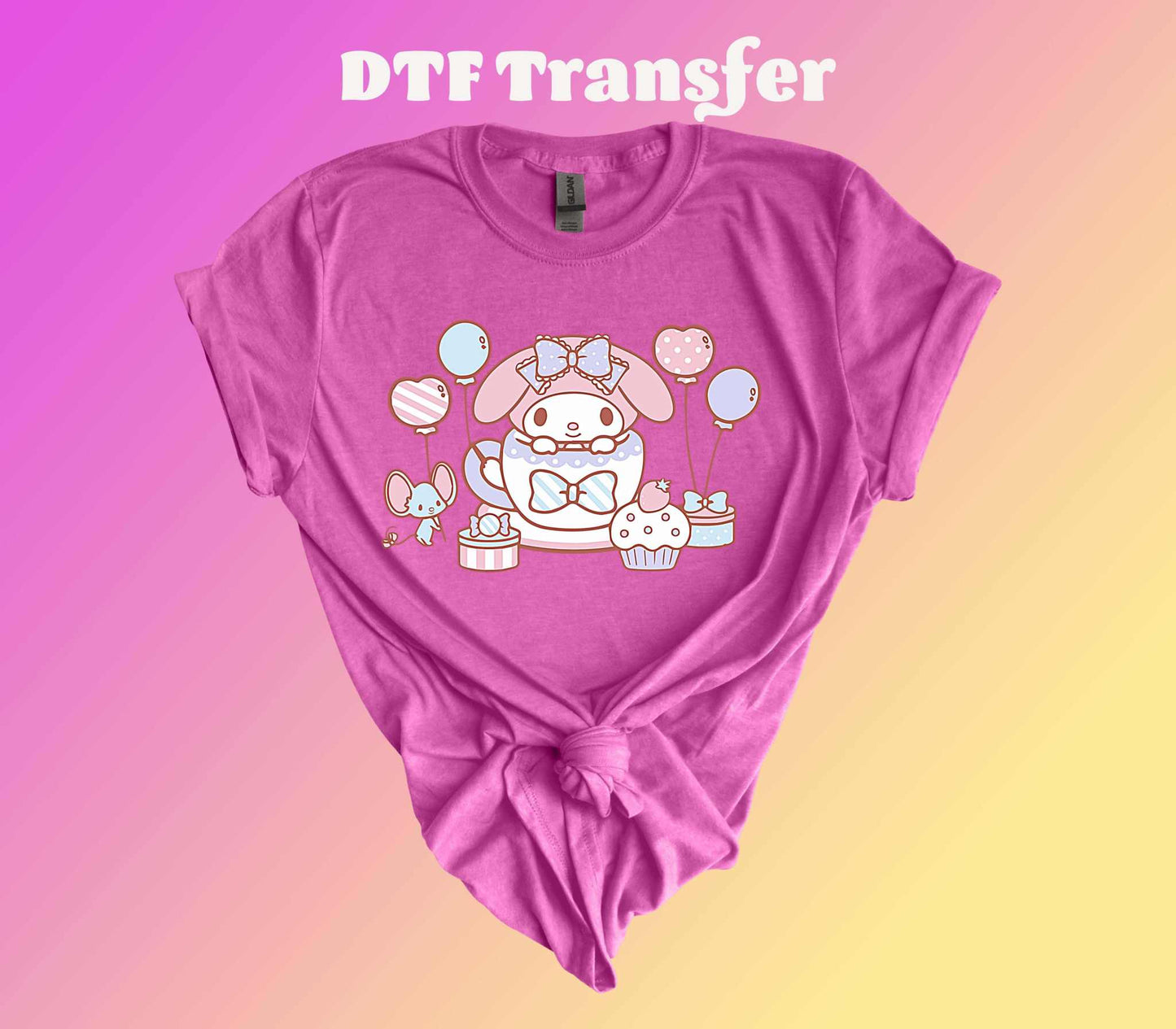 My Melody Ready to Press Heat Transfer - Imagine With Aloha