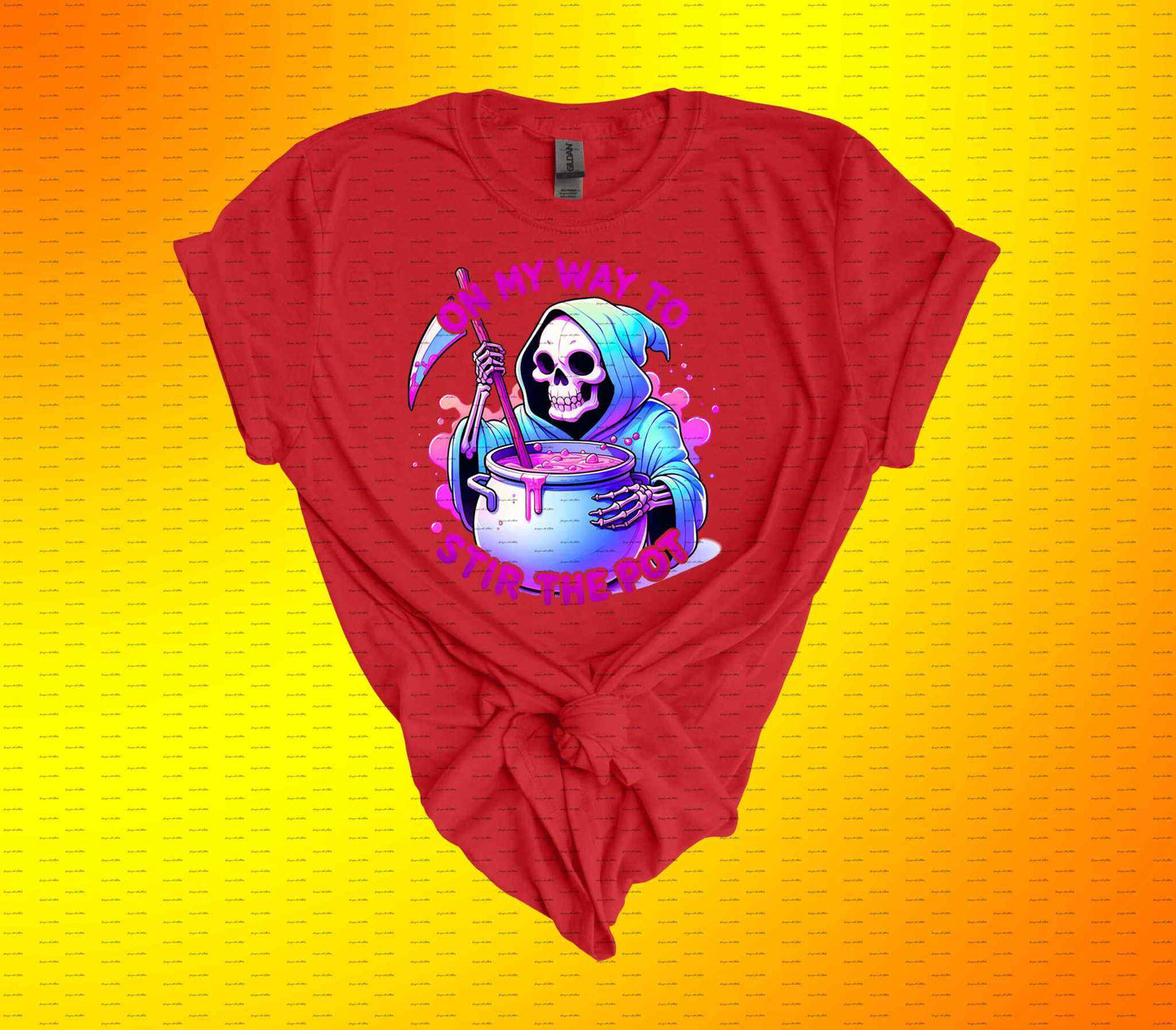 On My Way to Stir the Pot T-Shirt - Funny T-Shirt - Imagine With Aloha