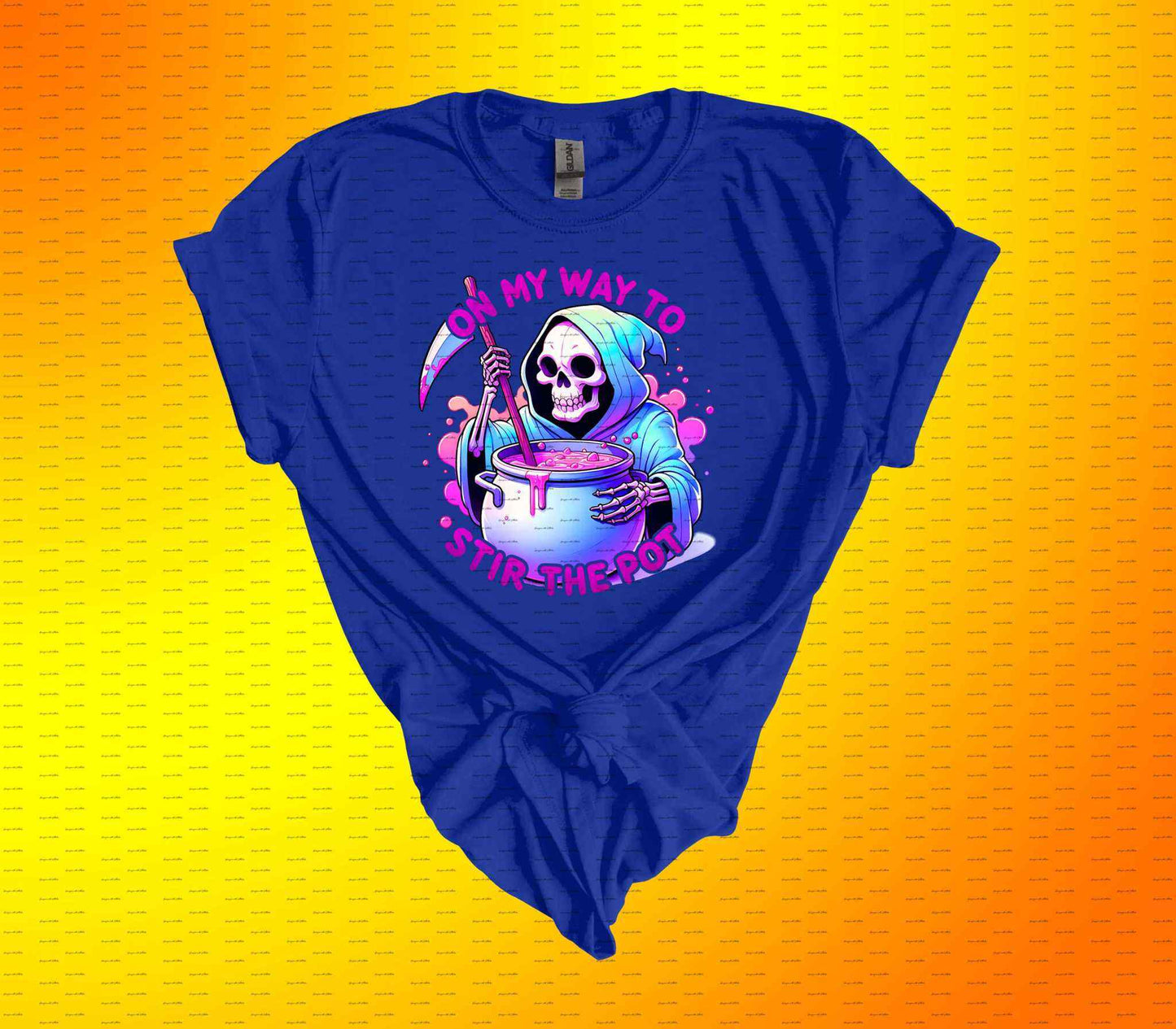 On My Way to Stir the Pot T-Shirt - Funny T-Shirt - Imagine With Aloha