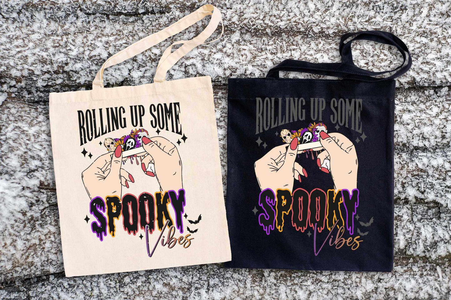 Rollin Up Some Spooky Vibes Ready to Press Heat Transfer - Imagine With Aloha