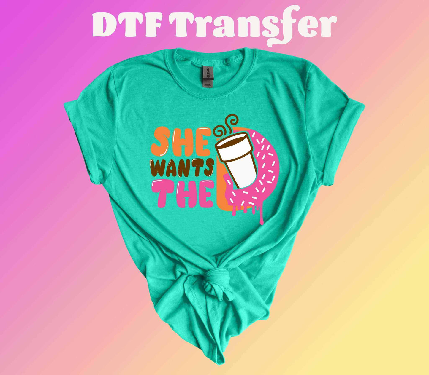 She Wants The D Ready to Press Heat Transfer - Imagine With Aloha