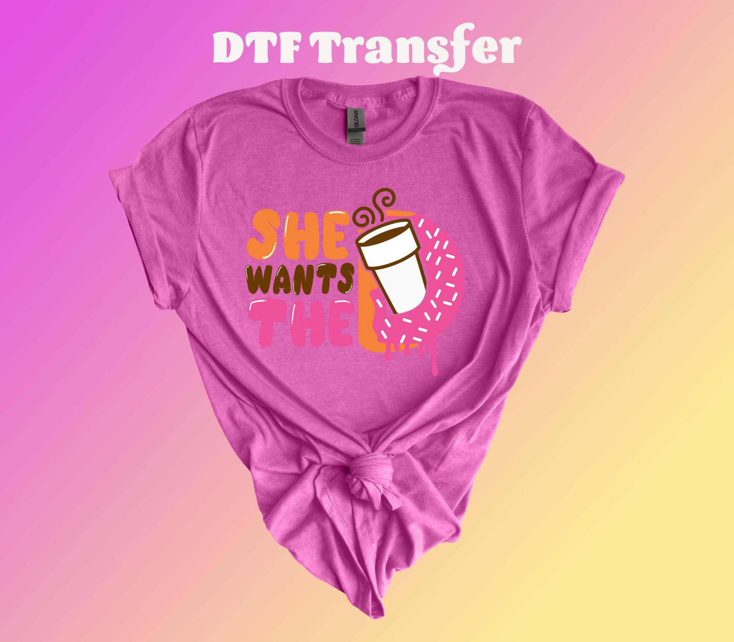 She Wants The D Ready to Press Heat Transfer - Imagine With Aloha