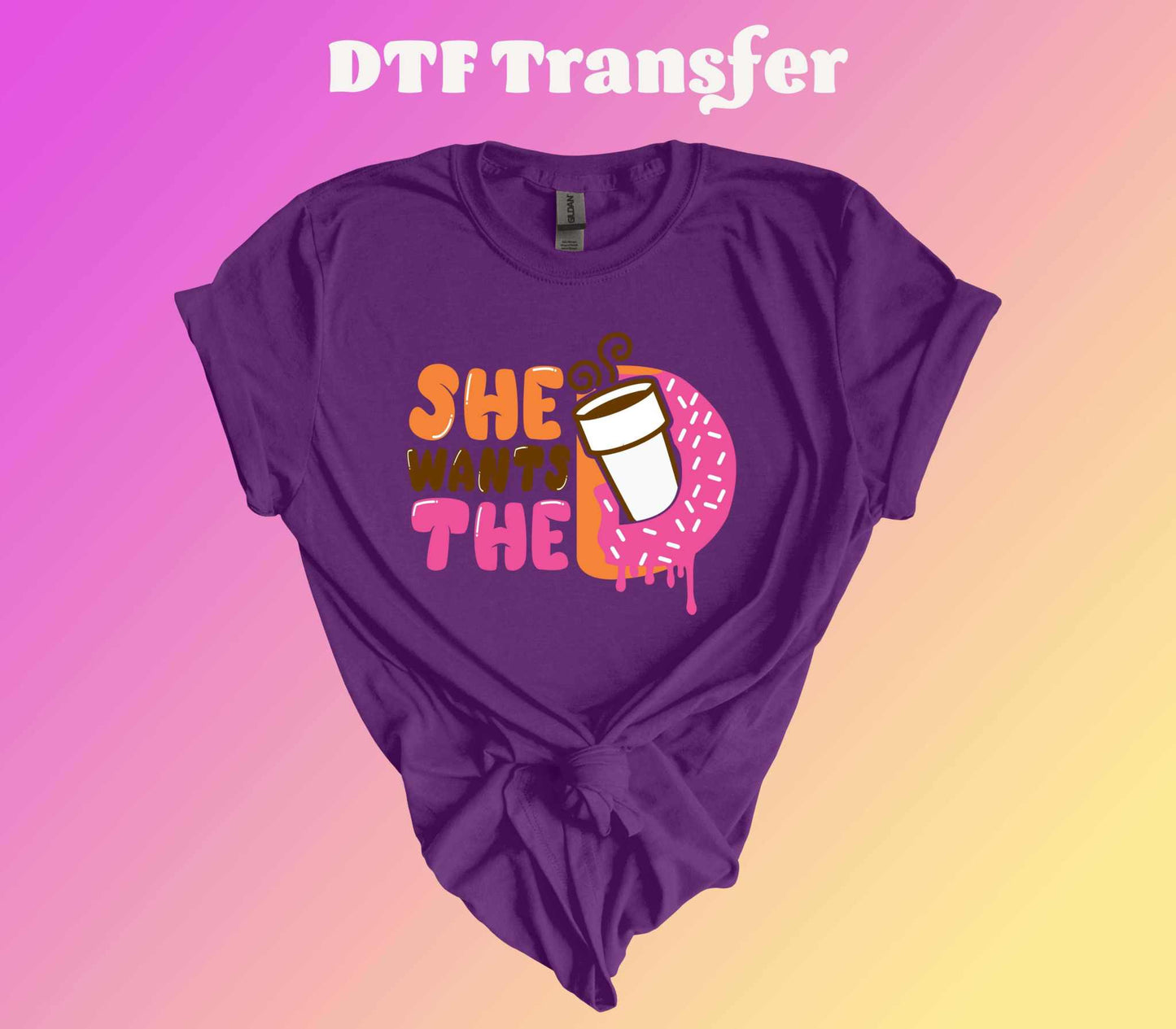 She Wants The D Ready to Press Heat Transfer - Imagine With Aloha