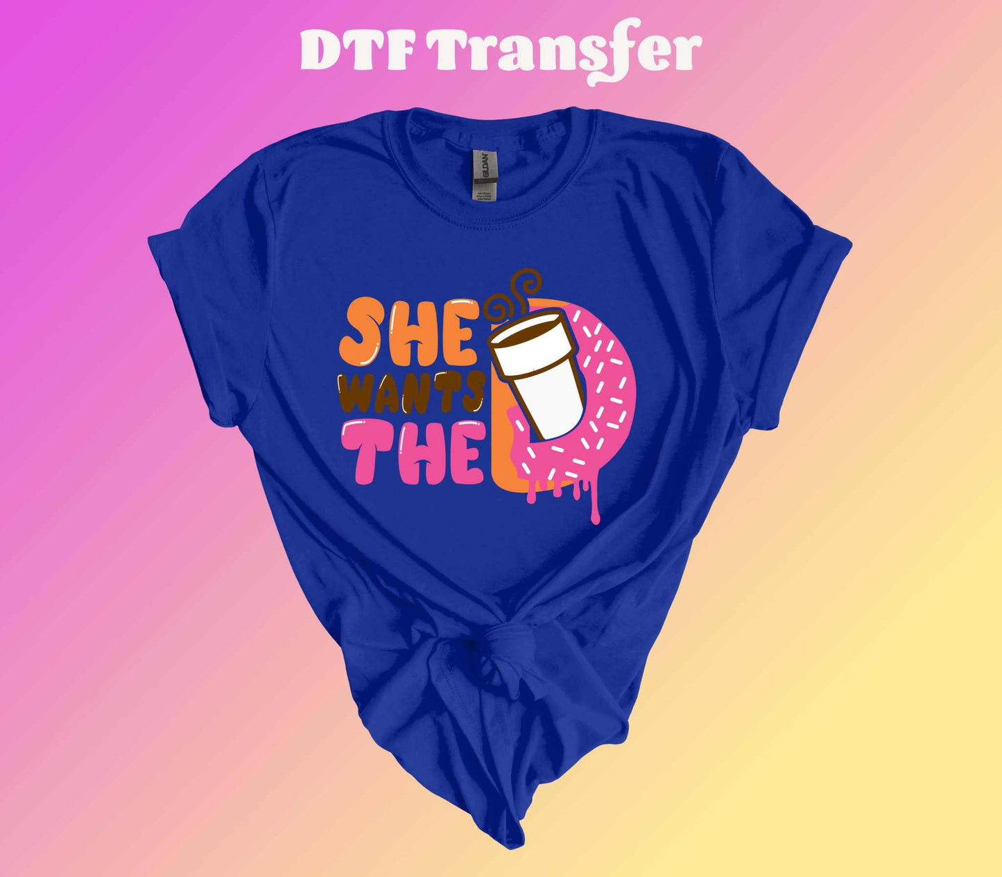 She Wants The D Ready to Press Heat Transfer - Imagine With Aloha