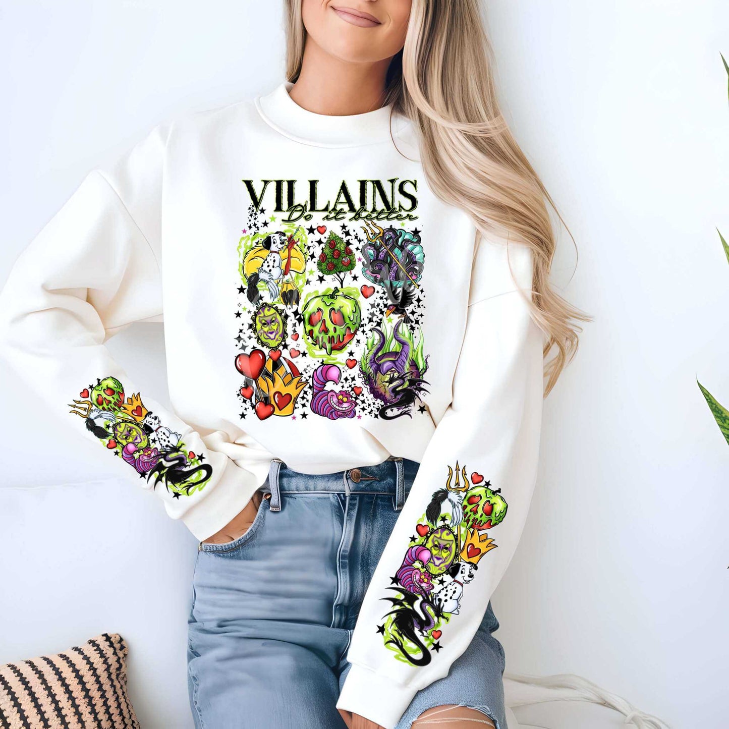 Villians Do It Better Sweatshirt, Cozy Fall Apparel - Imagine With Aloha