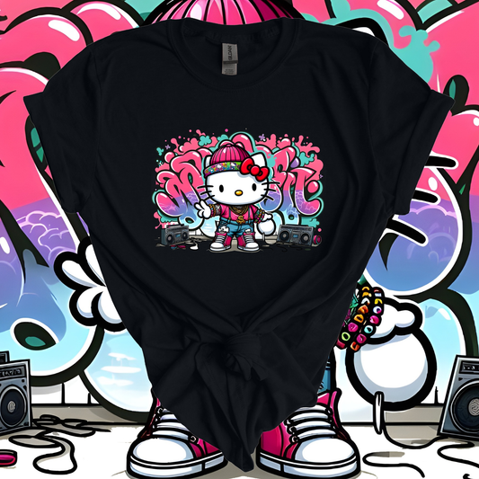 Graffiti Hello Kitty T-Shirt