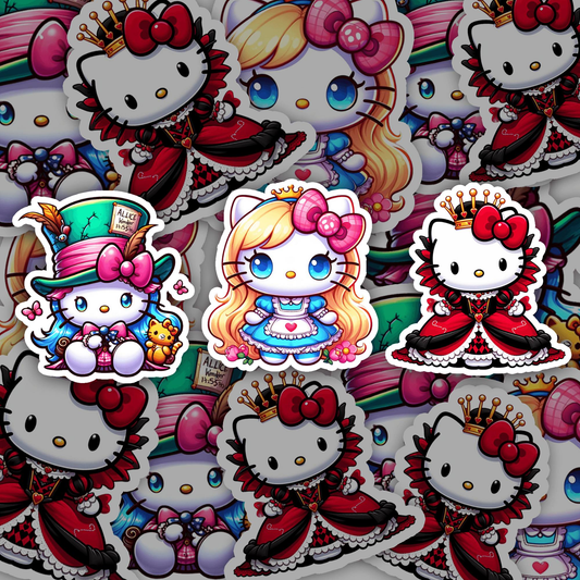 Hello Kitty Wonderland Stickers - Imagine With Aloha