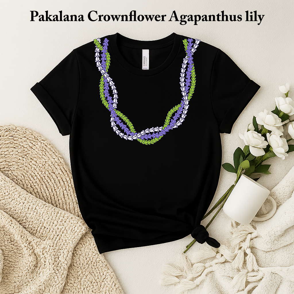 🌿 Pakalana Crownflower Agapanthus Lei T-Shirt