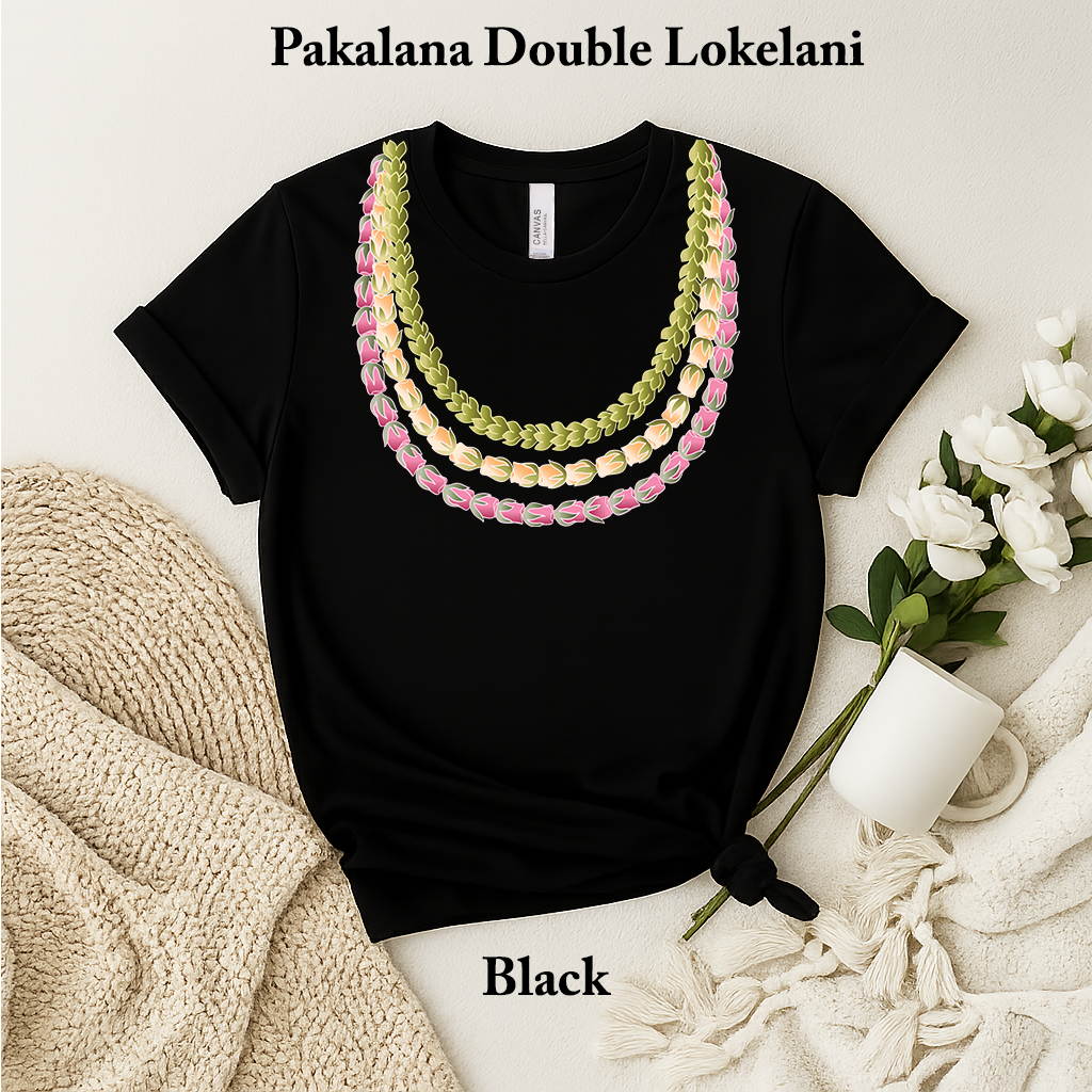Pakalana Double Lokelani Lei T-Shirt
