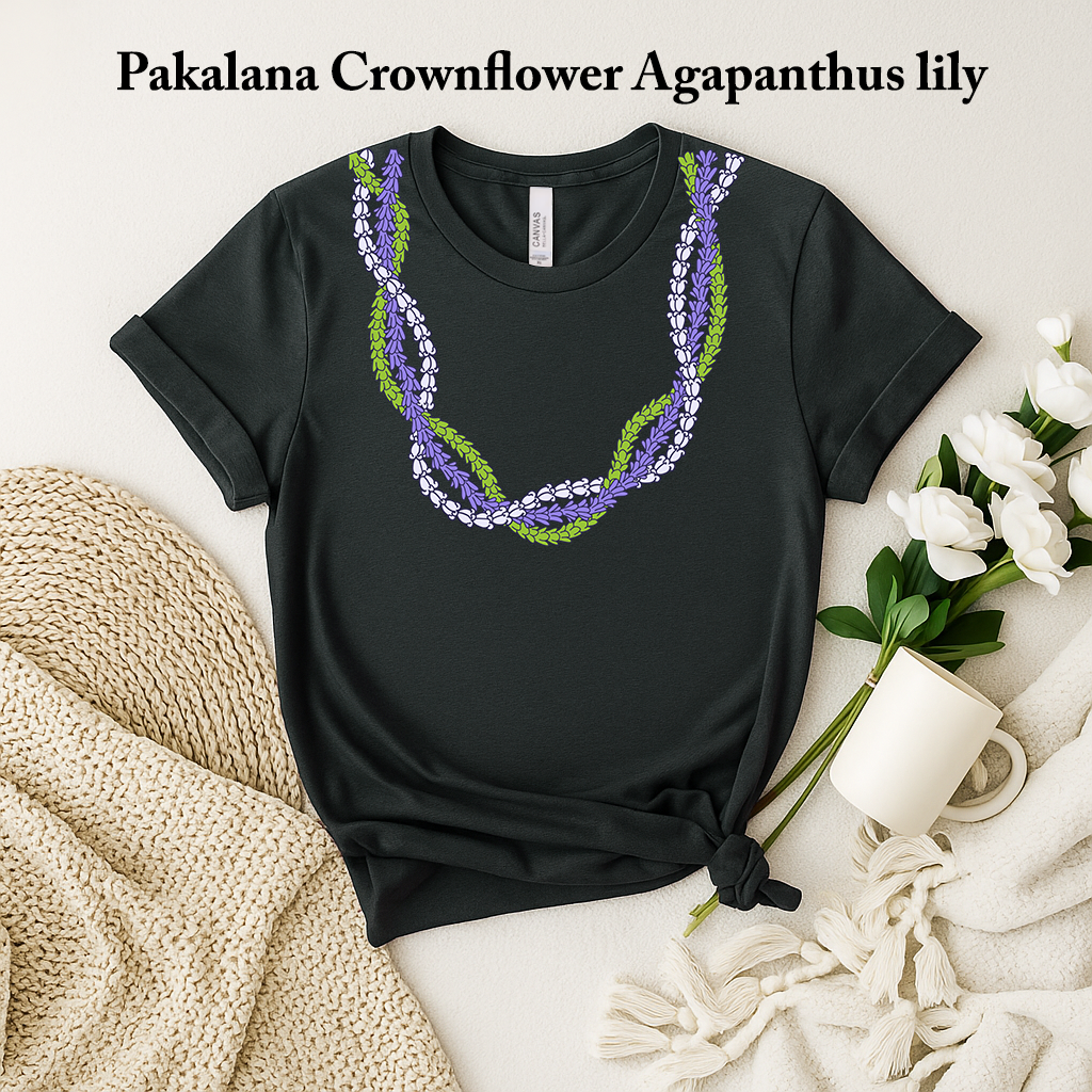 🌿 Pakalana Crownflower Agapanthus Lei T-Shirt