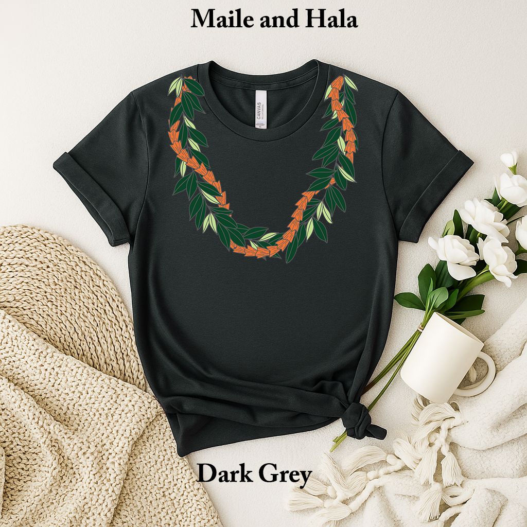 Maile and Hala Lei T-Shirt