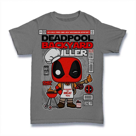Deadpool Backyard Griller Pop Art T-Shirt