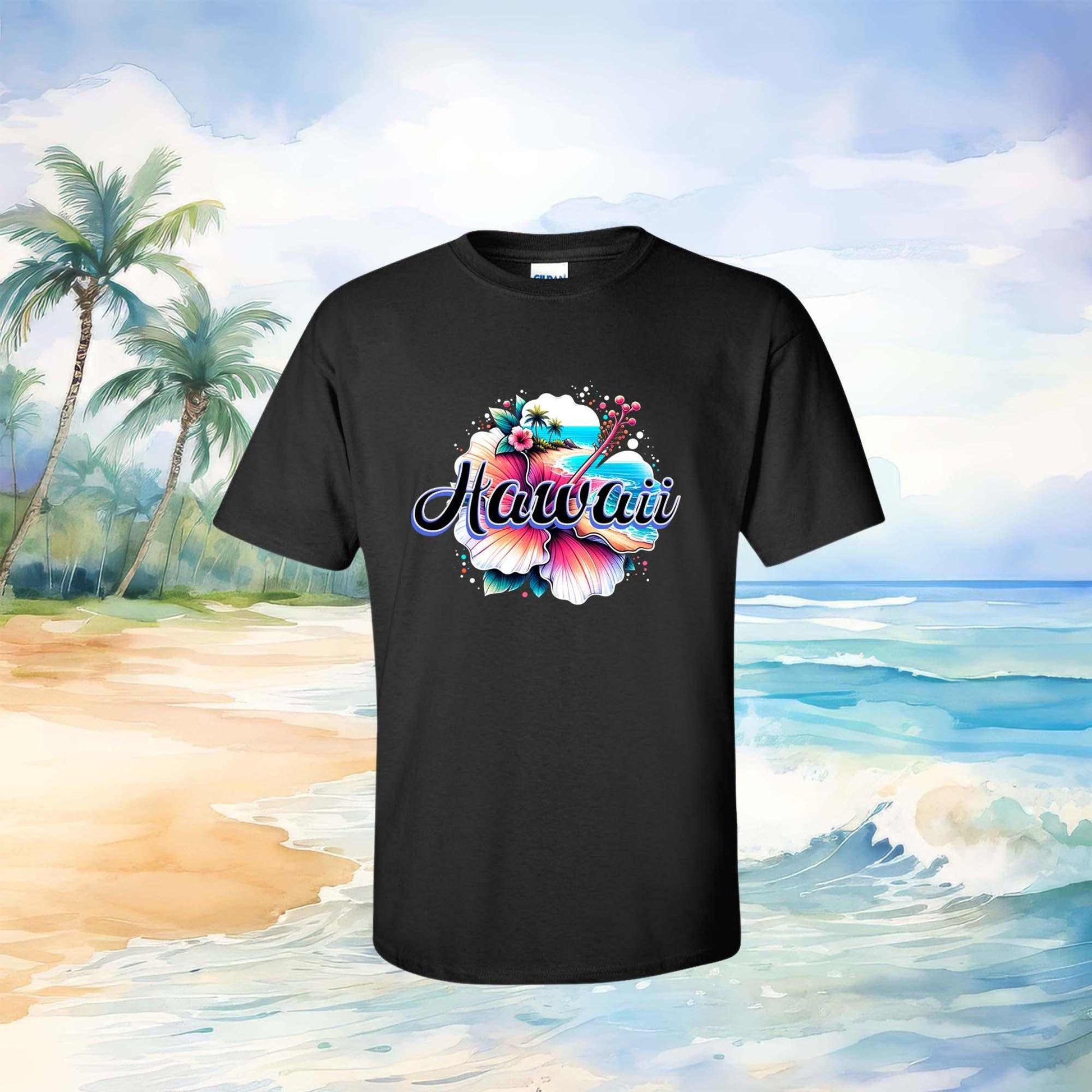 Hawaii Hibiscus T-shirt - Imagine With Aloha