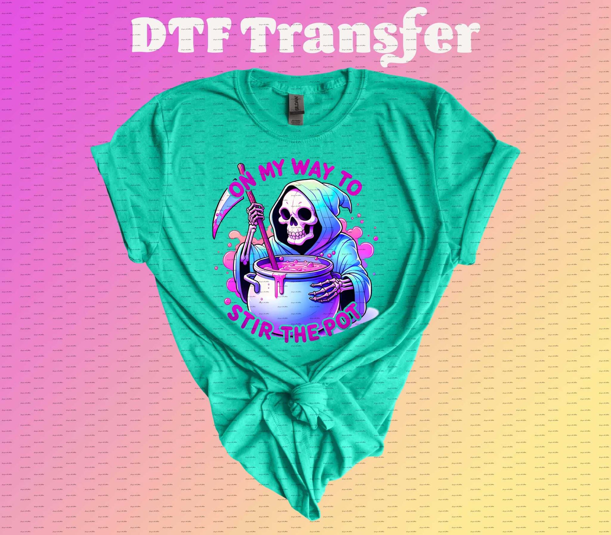 On My Way to Stir the Pot DTF Transfer - Imagine With Aloha