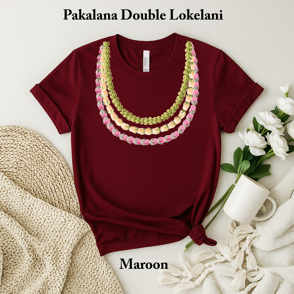 Pakalana Double Lokelani Lei T-Shirt