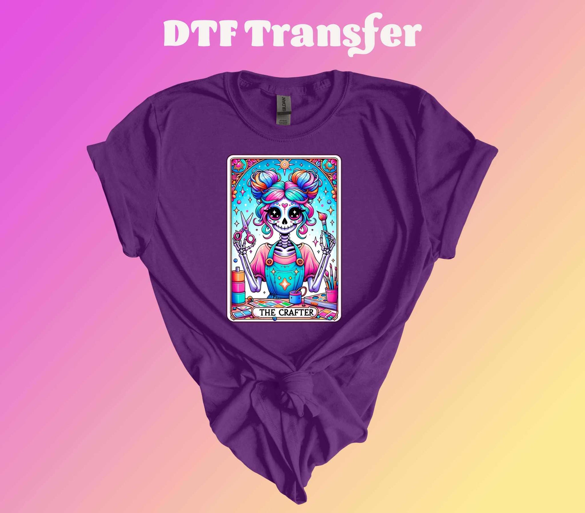 The Crafter Tarot Card DTF Transfer - Imagine With Aloha