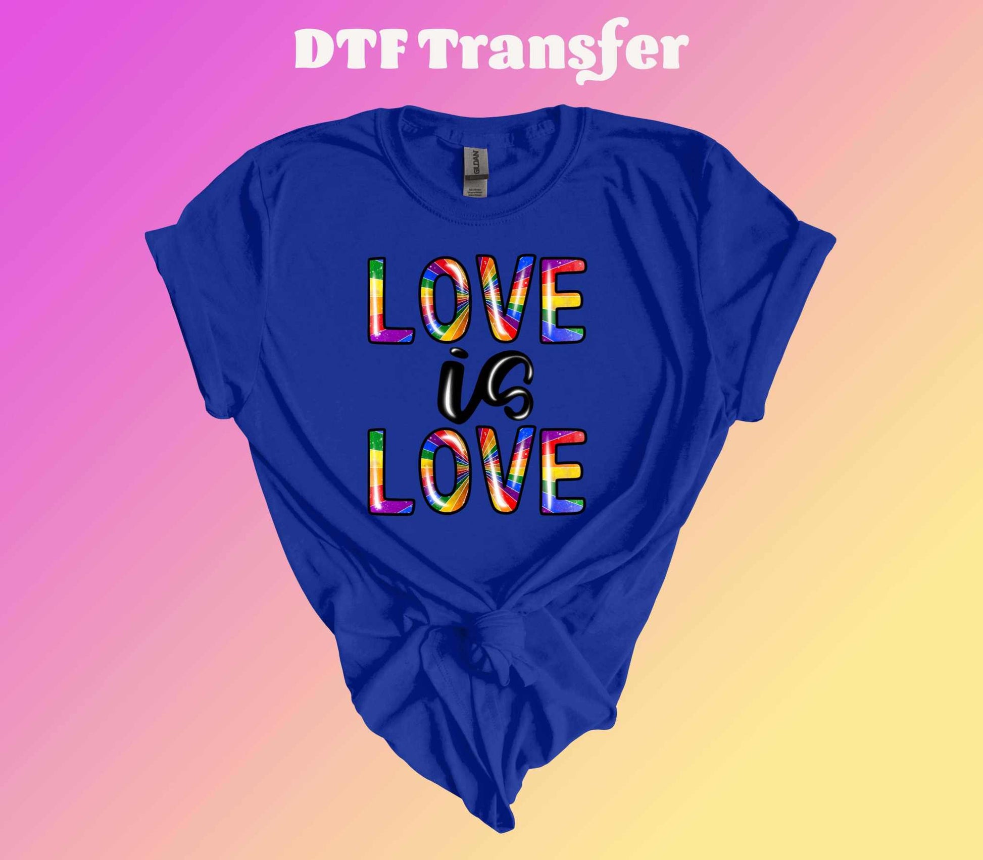 Love is Love DTF Transfer - Imagine With Aloha