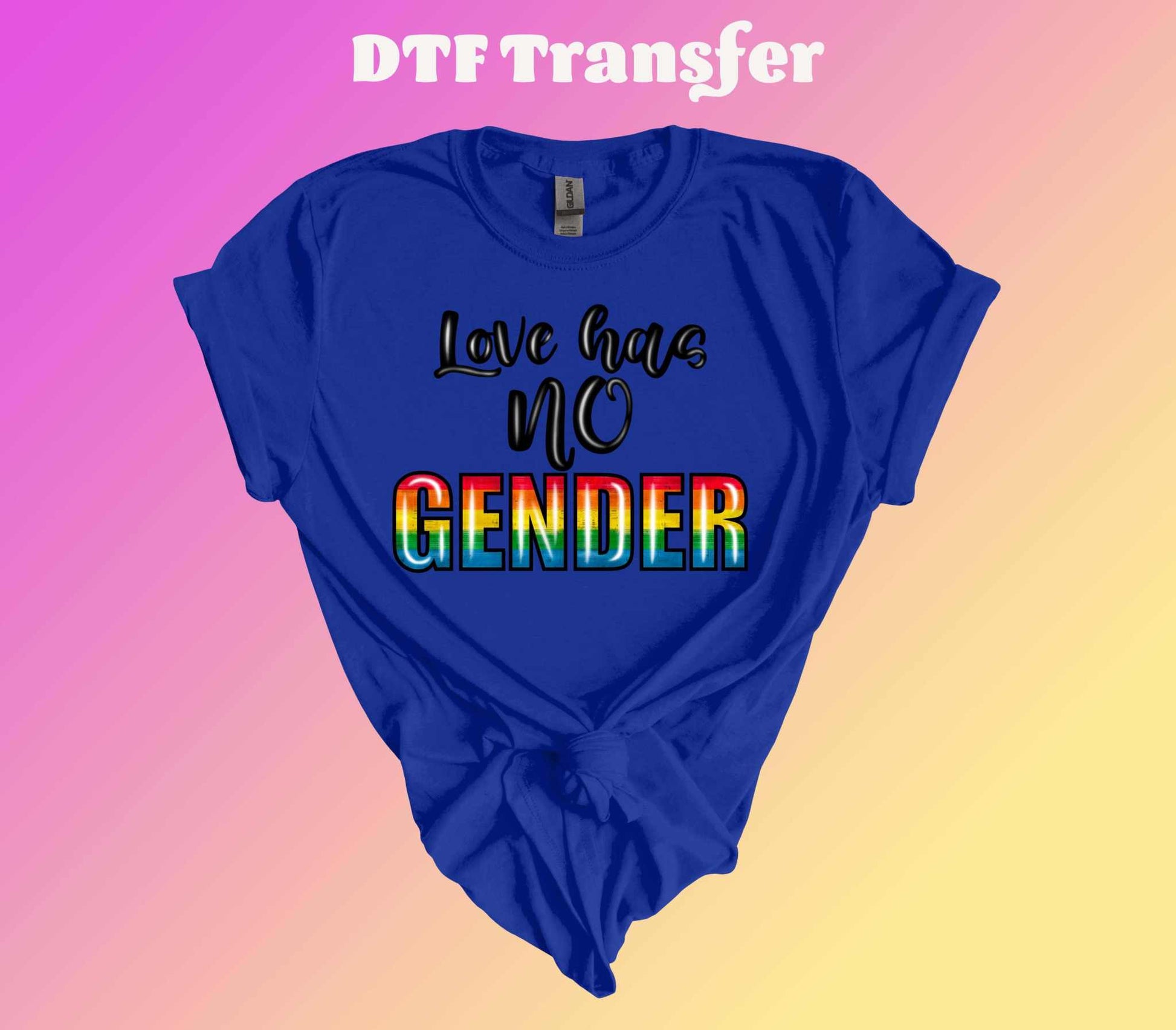 Love Has No Gender DTF Transfer - Imagine With Aloha