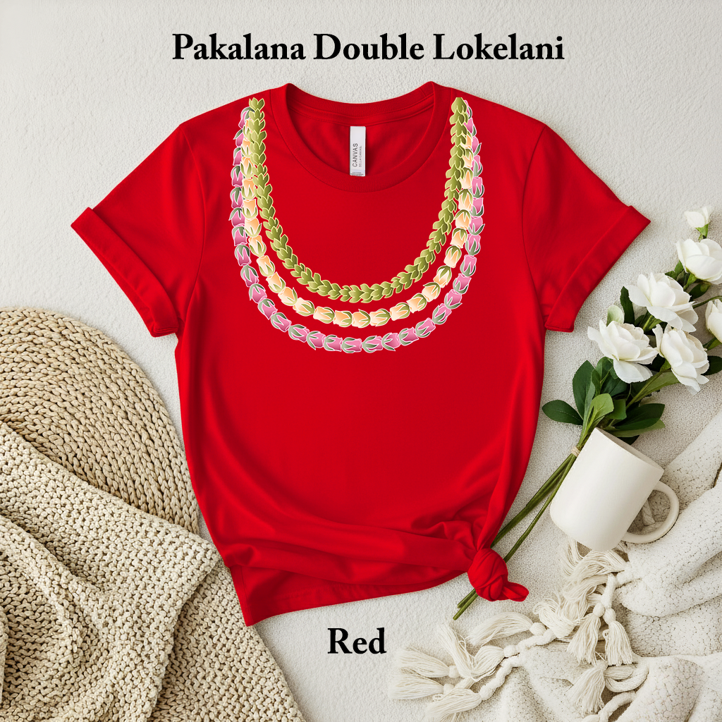 Pakalana Double Lokelani Lei T-Shirt